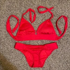 Red Kona Sol (Target Brand) Bikini Set
